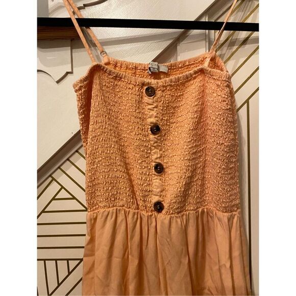 Love Tree Midi Dress Orange Size Medium - Picture 6 of 7